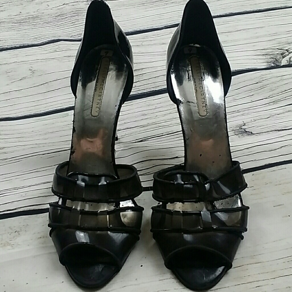 DAMAGED Stella McCartney Patent Leather Heels